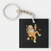 Astronaut Monkey Space Sleutelhanger (Voorkant)