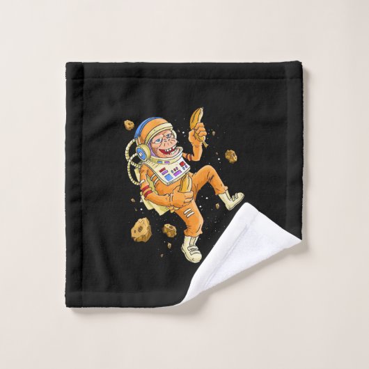 Astronaut Monkey Space Washandje (Wasdoekje)