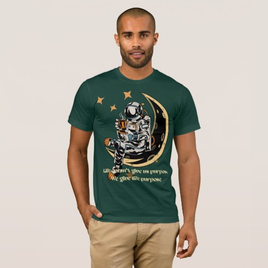 Astronaut Moon Dreams - Space Exploration T-shirt (Voorkant volledig)