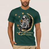 Astronaut Moon Dreams - Space Exploration T-shirt (Voorkant)