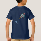 Astronaut & Moon, het is mijn verjaardag! T-shirt (Achterkant)