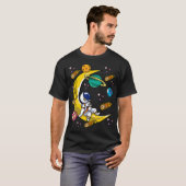 Astronaut Moon Kinder Jongens Meisjes Ruimteplanet T-shirt (Voorkant volledig)