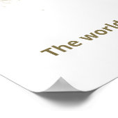 Astronaut Moon Print – Inspirational Space Art wit (Hoek)