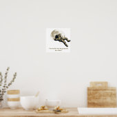 Astronaut Moon Print – Inspirational Space Art wit (Keuken)