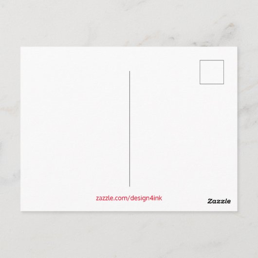 Astronaut Moon Spaceman Briefkaart (Achterkant)