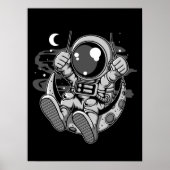 Astronaut Moon Swing Poster (Voorkant)