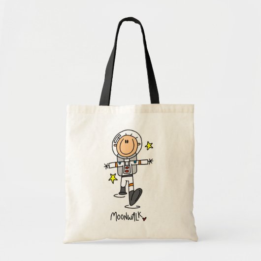 Astronaut Moonwalk Tshirts en Gifts Tote Bag (Voorkant)
