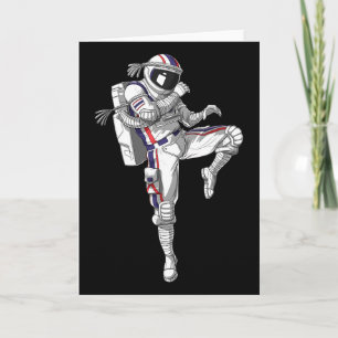 Astronaut Muay Thai Boksen Karate Kickboksen Marti Kaart