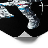 Astronaut Muay Thai Boksen Karate Kickboksen Marti Poster (Hoek)