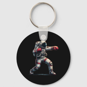 Astronaut Muay Thai Boksen Kickboksen Kinderen Man Sleutelhanger