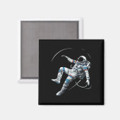 Astronaut Muay Thai Boxing Karate Kickboxing Marti Magneet (Voorkant / Achterkant)