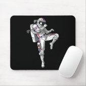 Astronaut Muay Thai Boxing Karate Kickboxing Marti Muismat (Met muis)