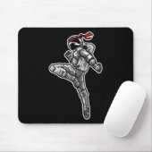 Astronaut Muay Thai Boxing Karate Kickboxing Muismat (Met muis)