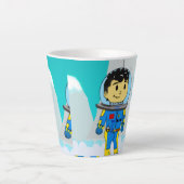 astronaut mug latte mok (Voorkant)
