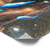 Astronaut Mural in Astoria Queens New York Poster (Hoek)