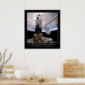 Astronaut Musgrave Hubble Space Telescope Poster (Keuken)