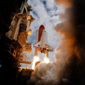 Astronaut Naam toevoegen Ruimteschip Jongen Verjaa Cadeaupapier