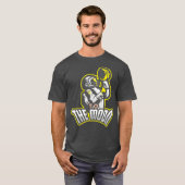 Astronaut naar de maan basketbal t-shirt (Voorkant volledig)
