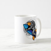 Astronaut Naar De Maan Koffiemok (Voorkant rechts)