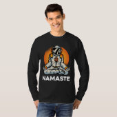 Astronaut Namaste T-shirt (Voorkant volledig)