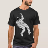Astronaut neemt selfie t-shirt (Voorkant)