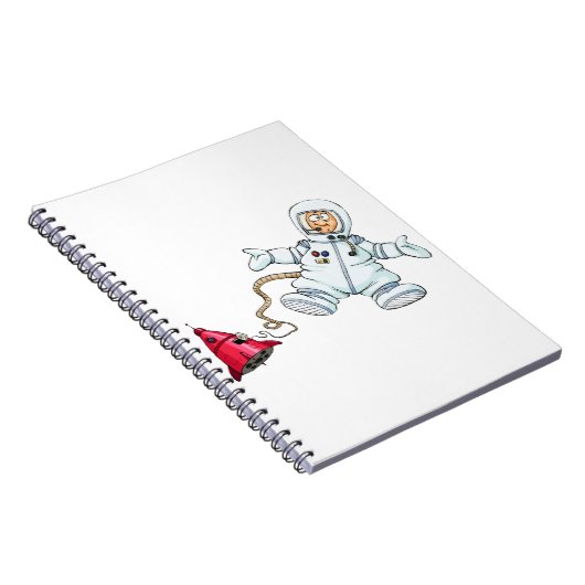 astronaut notitieboek (Rechterzijde)