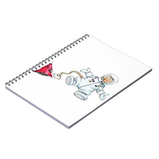 astronaut notitieboek (Linkerzijde)