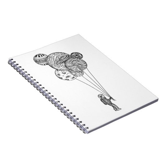 astronaut notitieboek (Rechterzijde)