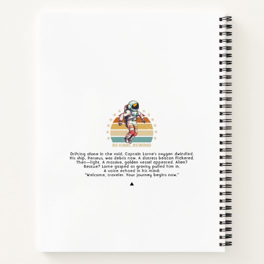 Astronaut Notitieboek (Achterkant)