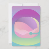 Astronaut Ombre Space Planet elke dag Kaart (Achterkant)