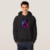 Astronaut On A Motorcycle Space and Science Ficti Hoodie (Voorkant volledig)