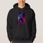 Astronaut On A Motorcycle Space and Science Ficti Hoodie (Voorkant)