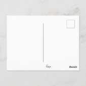 Astronaut on a Space Panda Surreal Weird and Fun Briefkaart (Achterkant)