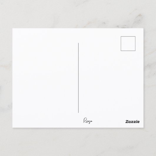 Astronaut on a Space Panda Surreal Weird and Fun Briefkaart (Achterkant)