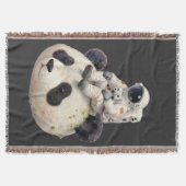 Astronaut on a Space Panda Surreal Weird and Fun Deken (Voorkant)