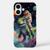 Astronaut on Dino in Space Case-Mate iPhone Case (Achterkant)