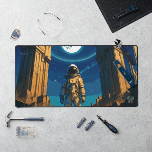 Astronaut onder de Hemelse Poort Bureaumat (Werkstation)