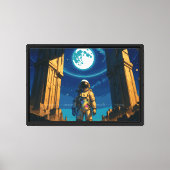 Astronaut onder de Hemelse Poort Canvas Afdruk (Voorkant)