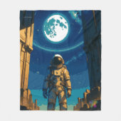 Astronaut onder de Hemelse Poort Fleece Deken (Voorkant)