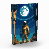 Astronaut onder de Hemelse Poort Fotoblokken (Links)