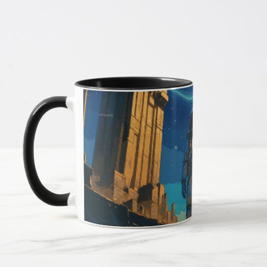 Astronaut onder de Hemelse Poort Mok (Links)