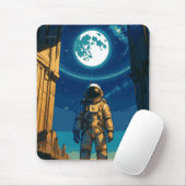 Astronaut onder de Hemelse Poort Muismat (Met muis)
