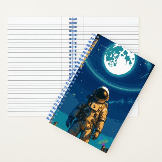 Astronaut onder de Hemelse Poort Notitieboek (Binnen)