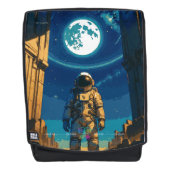 Astronaut onder de Hemelse Poort Premium Rugtassen (Voorkant)