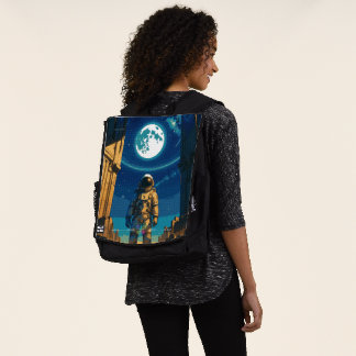 Astronaut onder de Hemelse Poort Premium Rugtassen