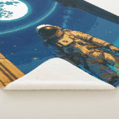 Astronaut onder de Hemelse Poort Premium Sherpa Deken (3/4)