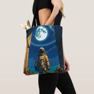 Astronaut onder de Hemelse Poort Tote Bag