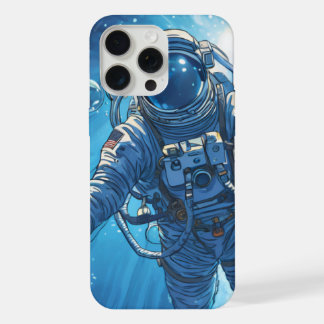 Astronaut onder water iPhone 15 pro max case