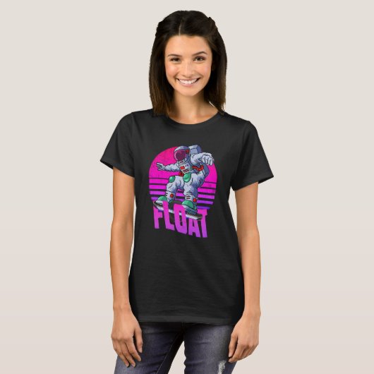 astronaut Onewheel eskate Float eigenaar onewheel  T-shirt (Voorkant volledig)