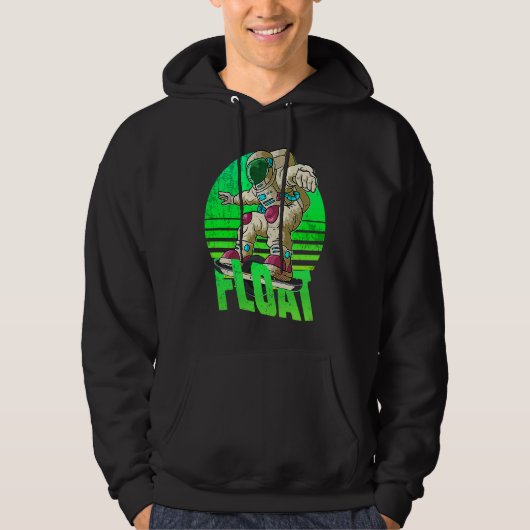 astronaut Onewheel eskate Float owner onewheel Hoodie (Voorkant)